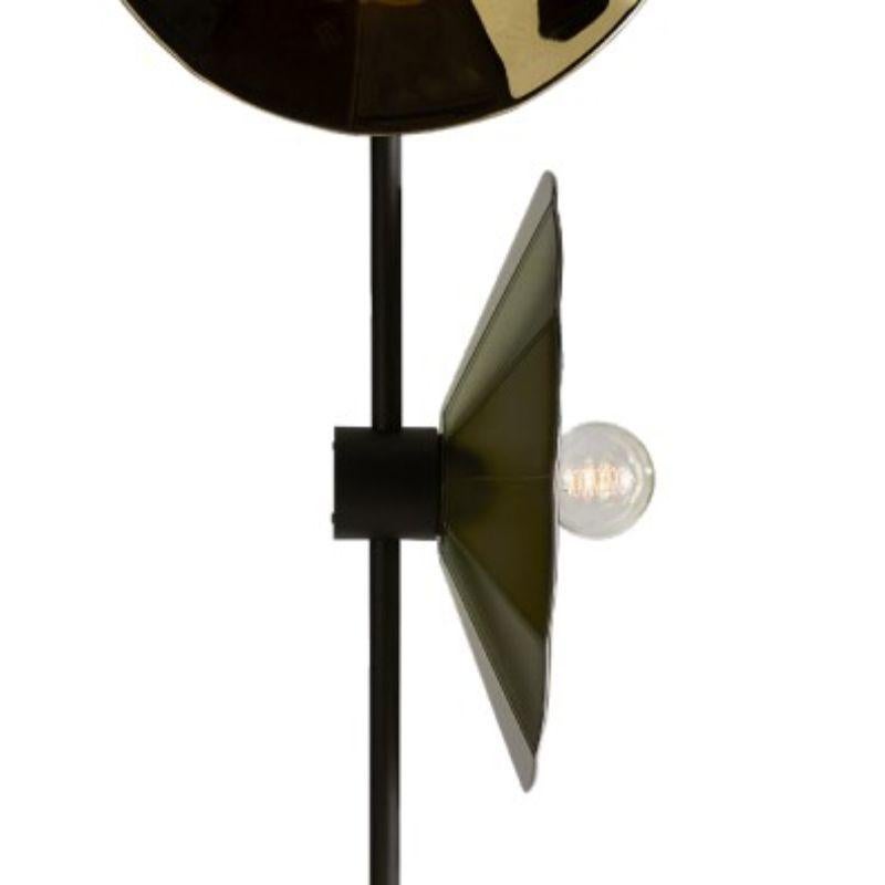 Modern Cometa Floor Lamp in Gold Fractale by Radar For Sale