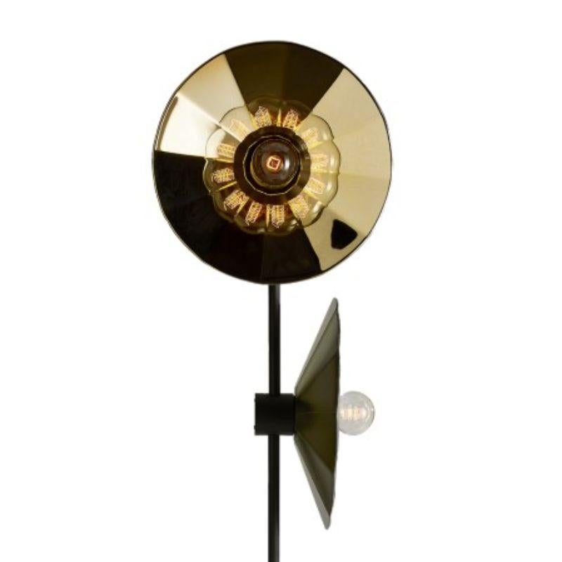 Other Cometa Floor Lamp in Gold Fractale by Radar For Sale