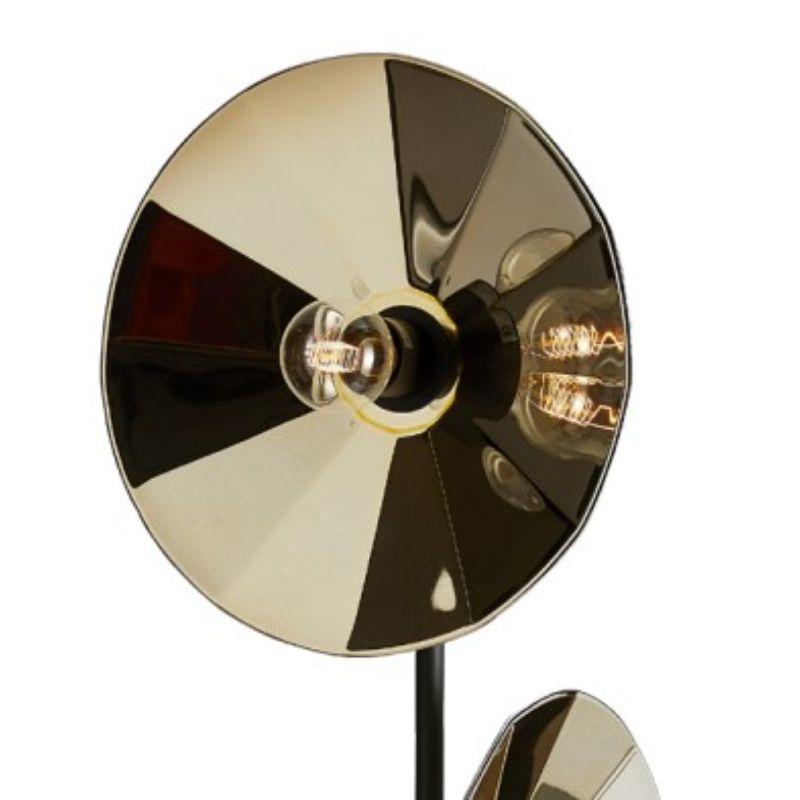 Contemporary Cometa Floor Lamp in Gold Fractale by Radar For Sale