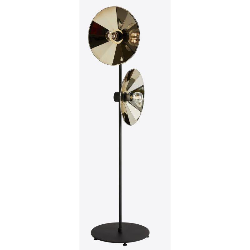 Cometa Floor Lamp in Gold Fractale by Radar For Sale 1