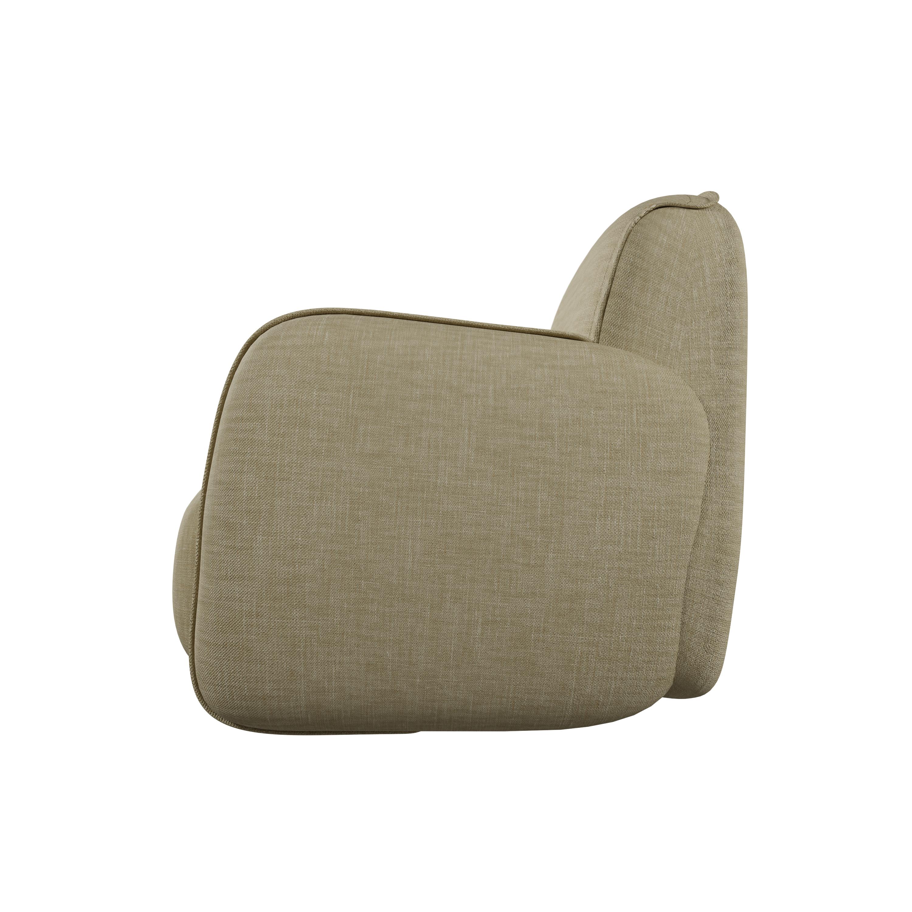 Portugais Fauteuil Comfort Savan beige fabriqué à la main par Murmurio en vente