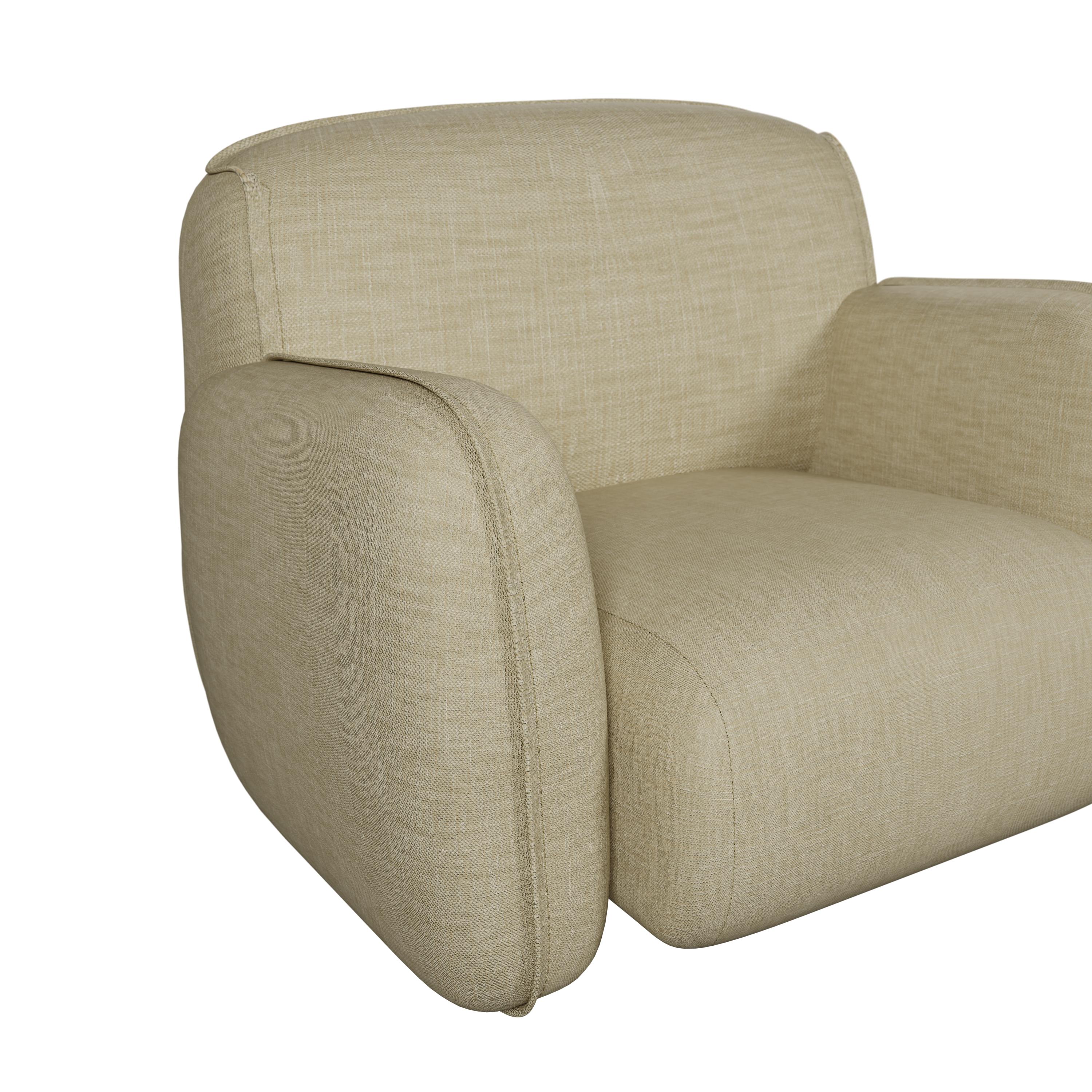 Fauteuil Comfort Savan beige fabriqué à la main par Murmurio Neuf - En vente à Lordelo, PT
