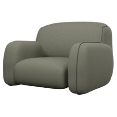 Comfort armchair Savan in Easy Clean Florest Fabric handcrafted by Murmurio