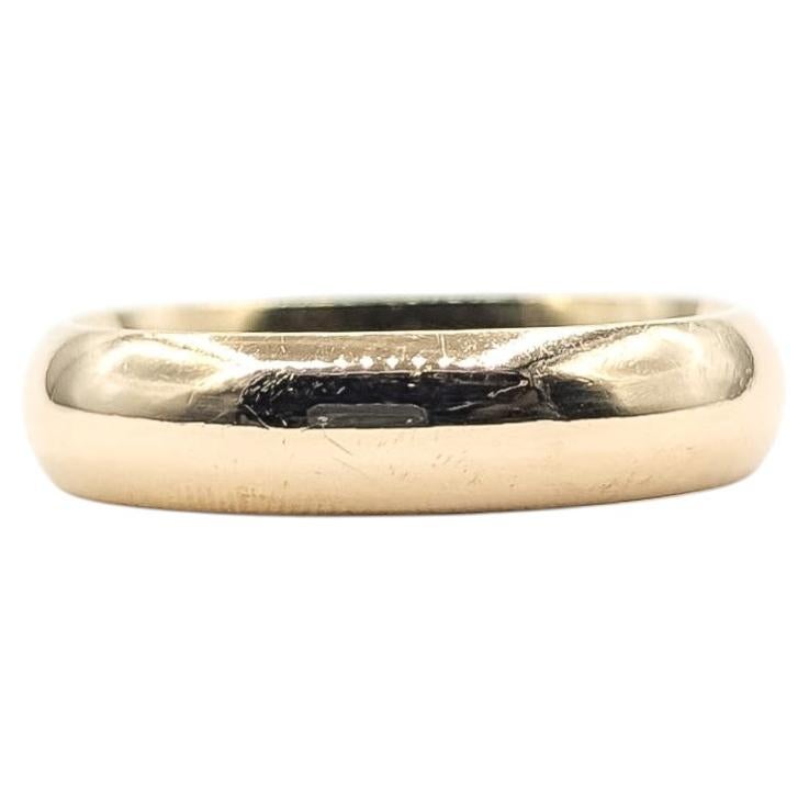 Comfort Fit Gold Band Ring in 14k Yellow Gold