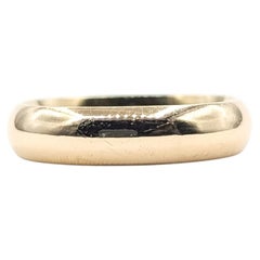 Comfort Fit Gold Band Ring in 14k Yellow Gold