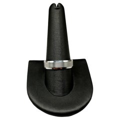 Alliance de mariage en or blanc 14kt - 6mm, Taille 10, Nouvel état