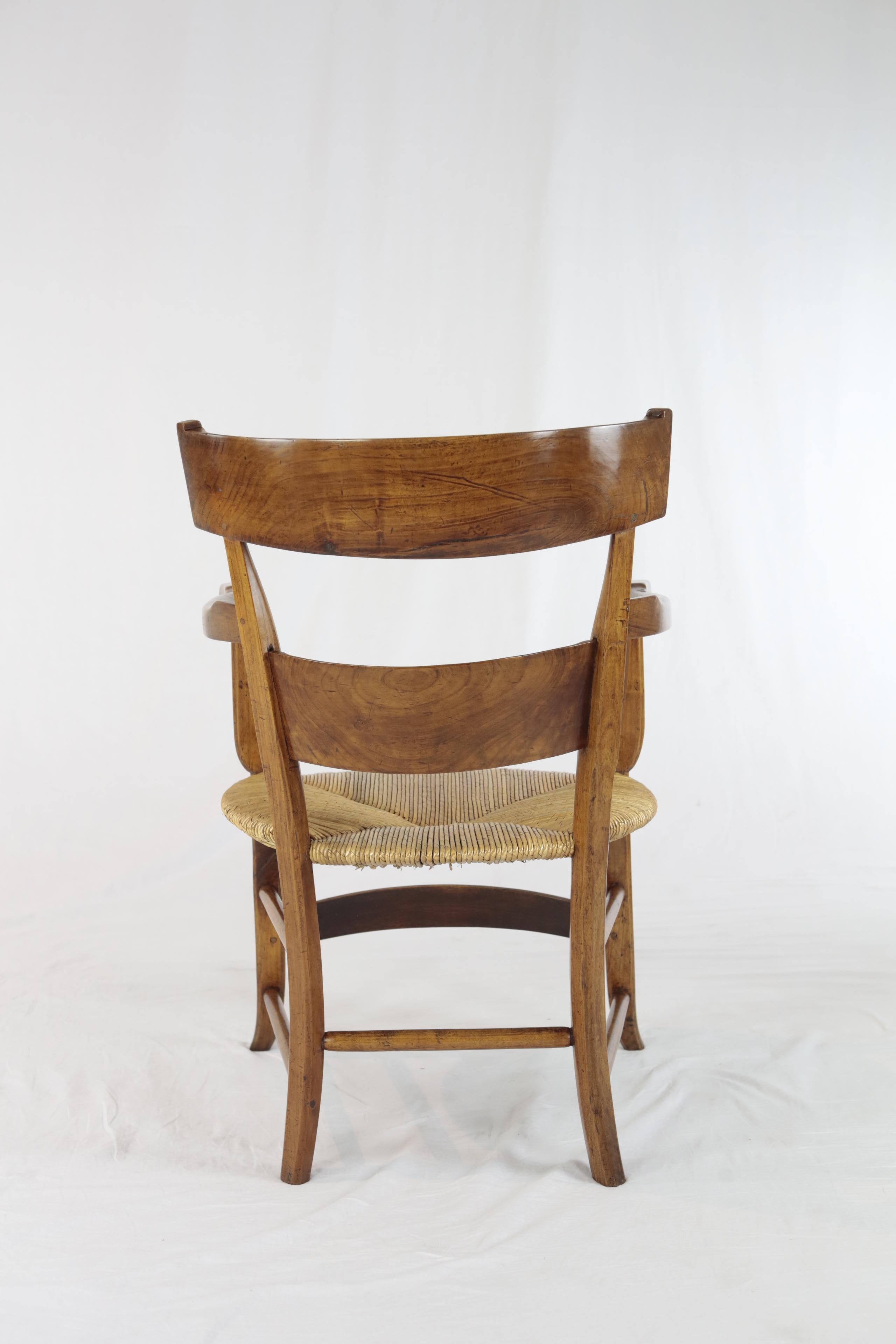 Comfortable Armchair, Cherrywood, 19th Century In Good Condition In Muenster, NRW