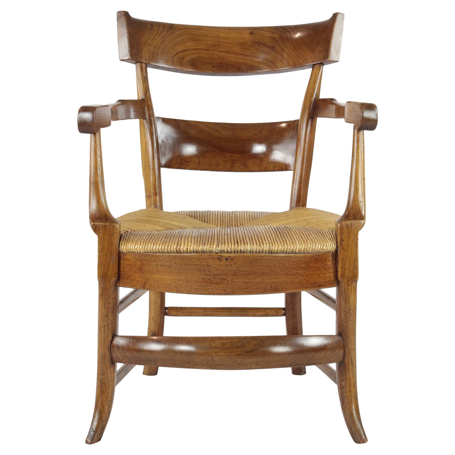Comfortable Armchair, Cherrywood, 19th Century