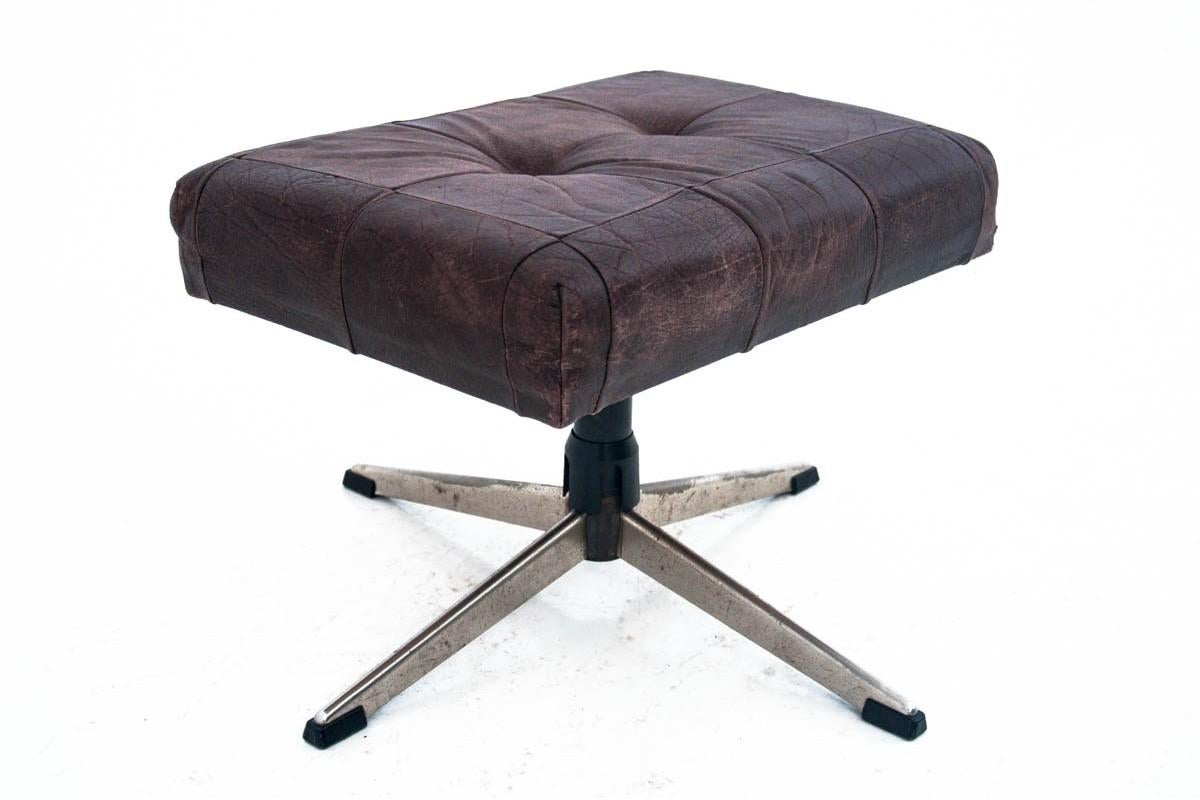 Comfortable Armchair with a footstool, Denmark, 1960s For Sale 10