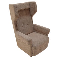 Comfortable armchair with wheels, Czechoslovakia, 1950's