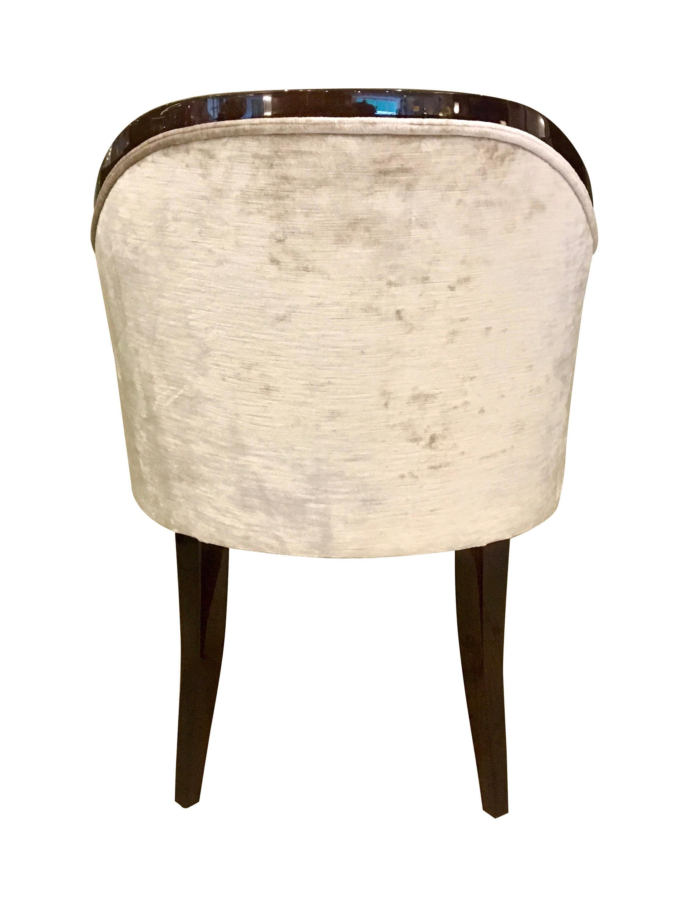 art deco upholstered chair