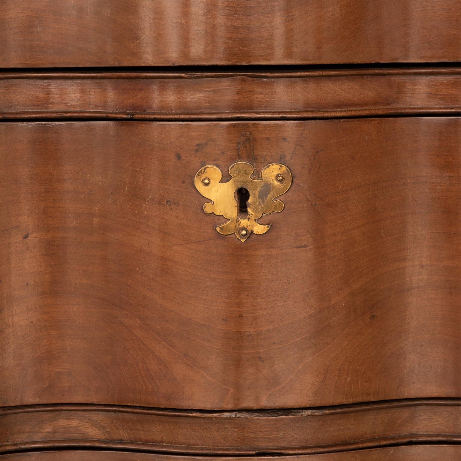 Joinery Comfortable Chest of Drawers in Chippendale Style For Sale