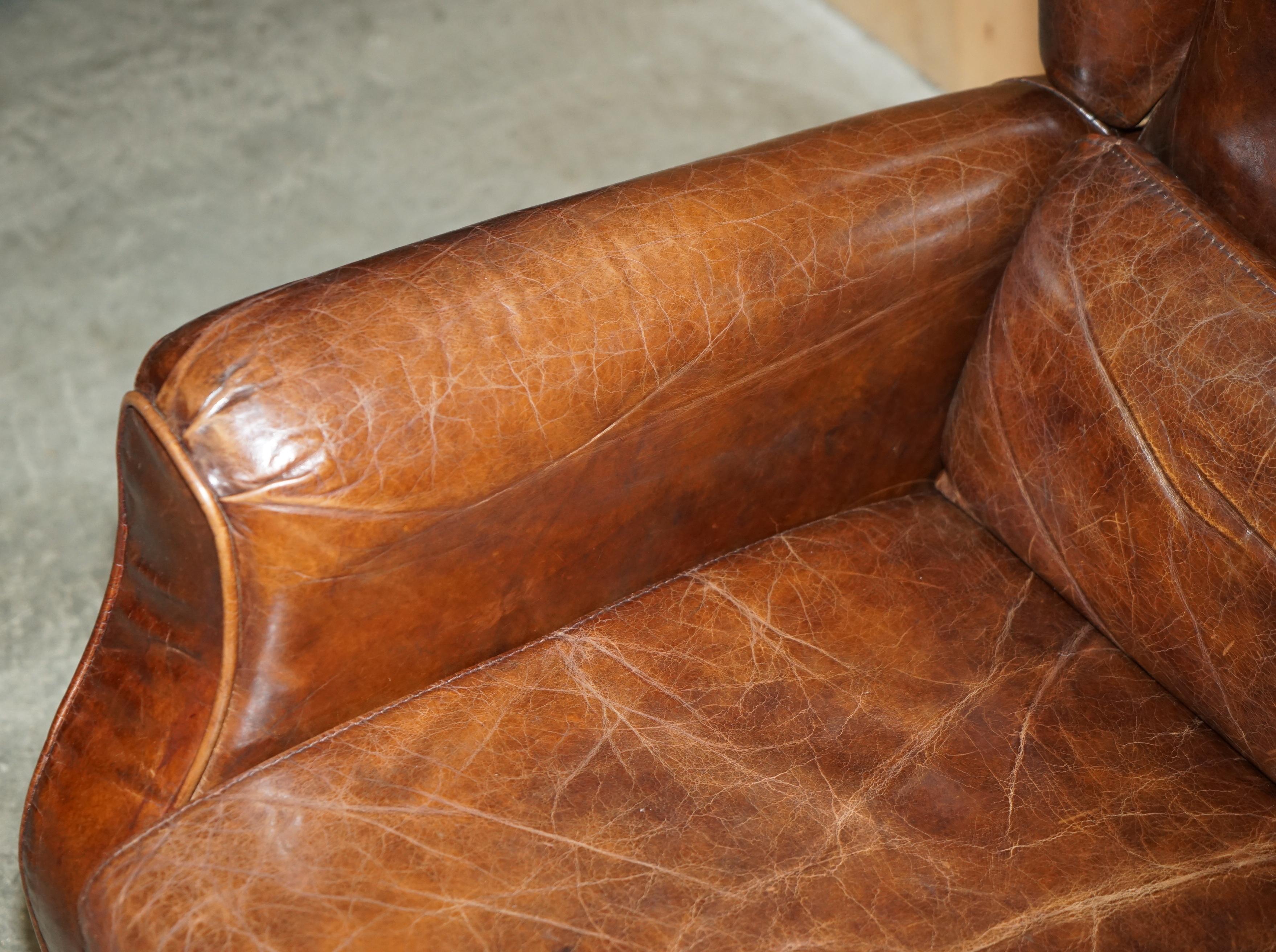 COMFORTABLE CHESTERFIELD TUFTED HERITAGE BROWN LEATHER RECLINER ARMCHAiR (20. Jahrhundert) im Angebot