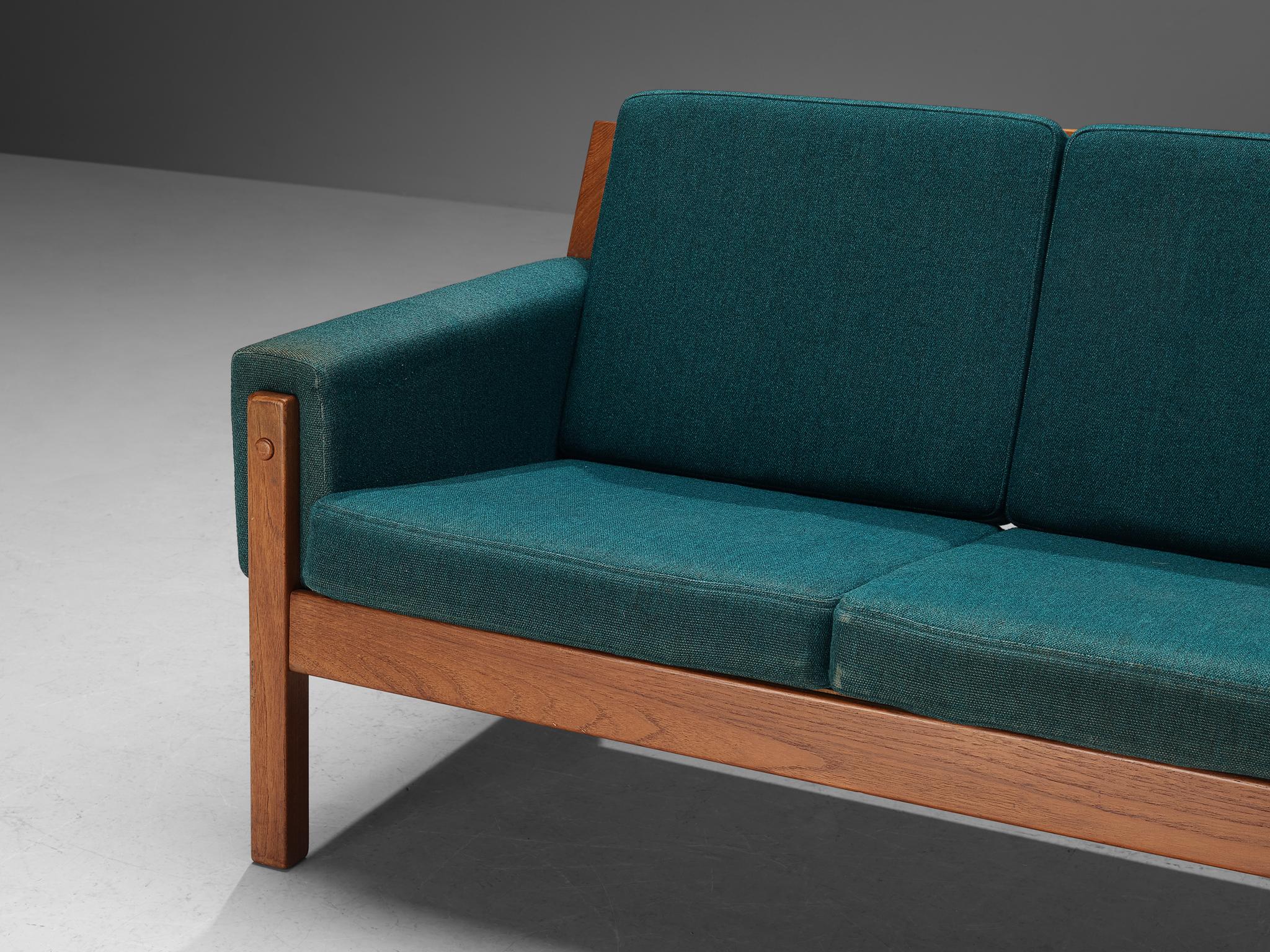 Comfortable Danish Sofa in Blue Upholstery 2