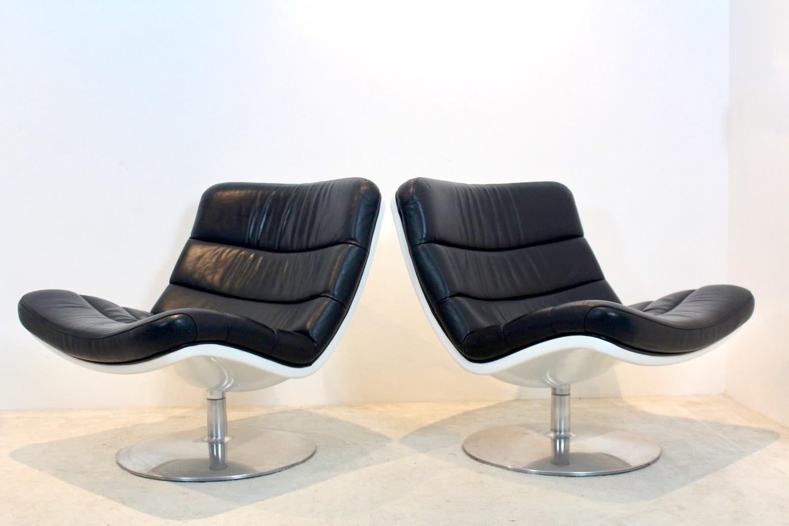 Comfy Pair of F978 Lounge Chairs by Geoffrey Harcourt for Artifort 2