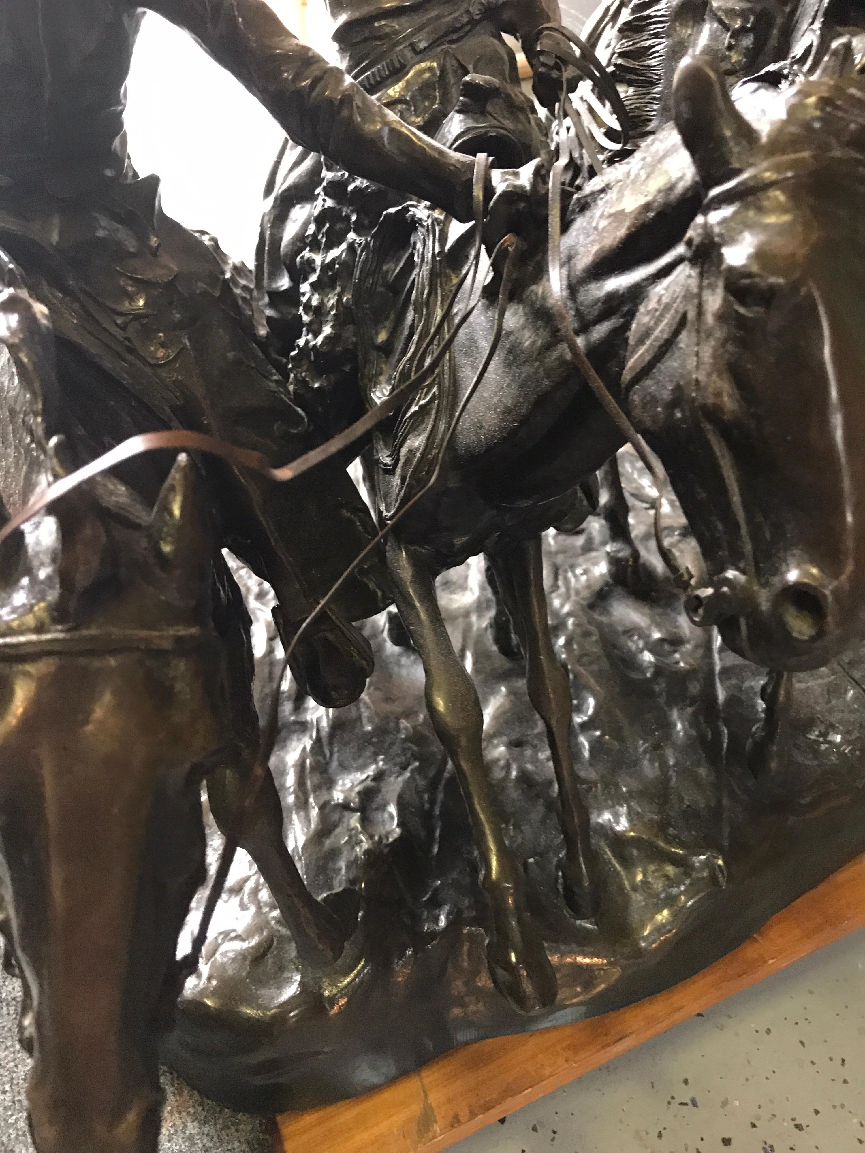 Coming through the Rye, after Frederic Remington In Good Condition In West Palm Beach, FL