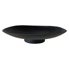 Comitan Black Resin Large Pedestal Bowl