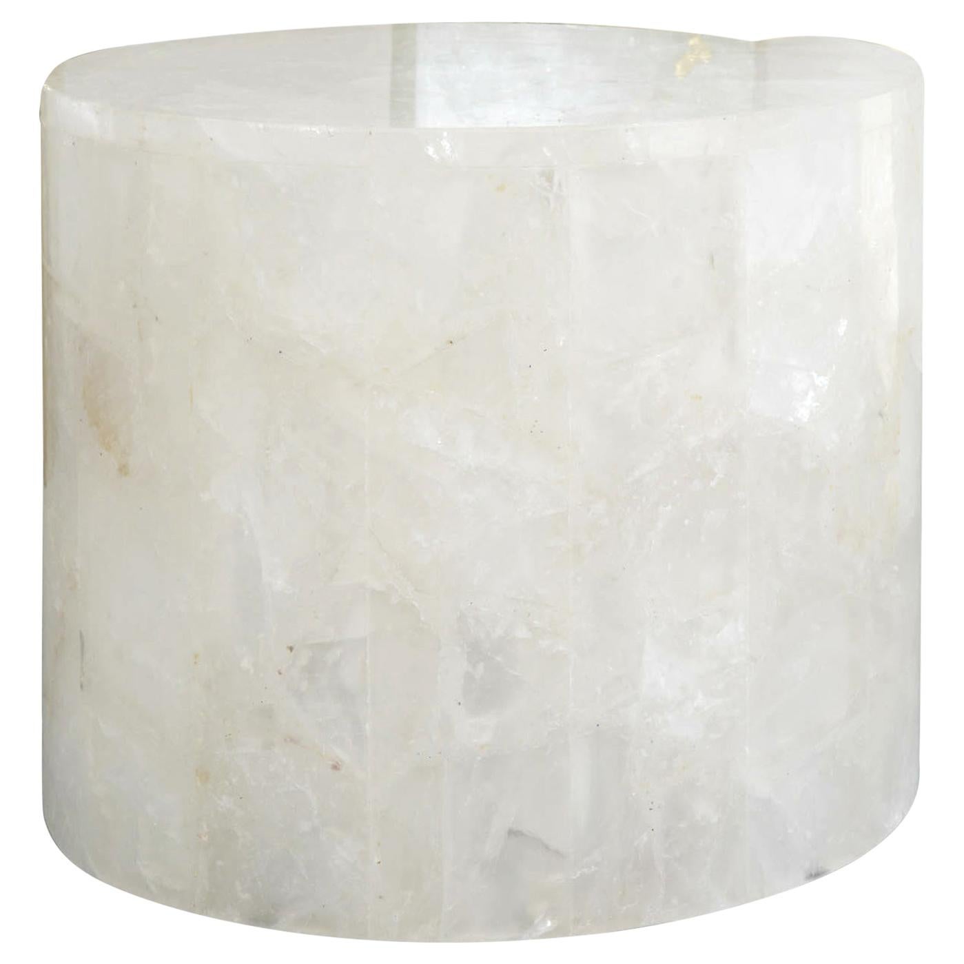 Piédestal en forme de commode en cristal de roche en vente