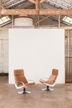 "Commander"  chair by Jorge Zalszupin in Rose Uniacke Velvet