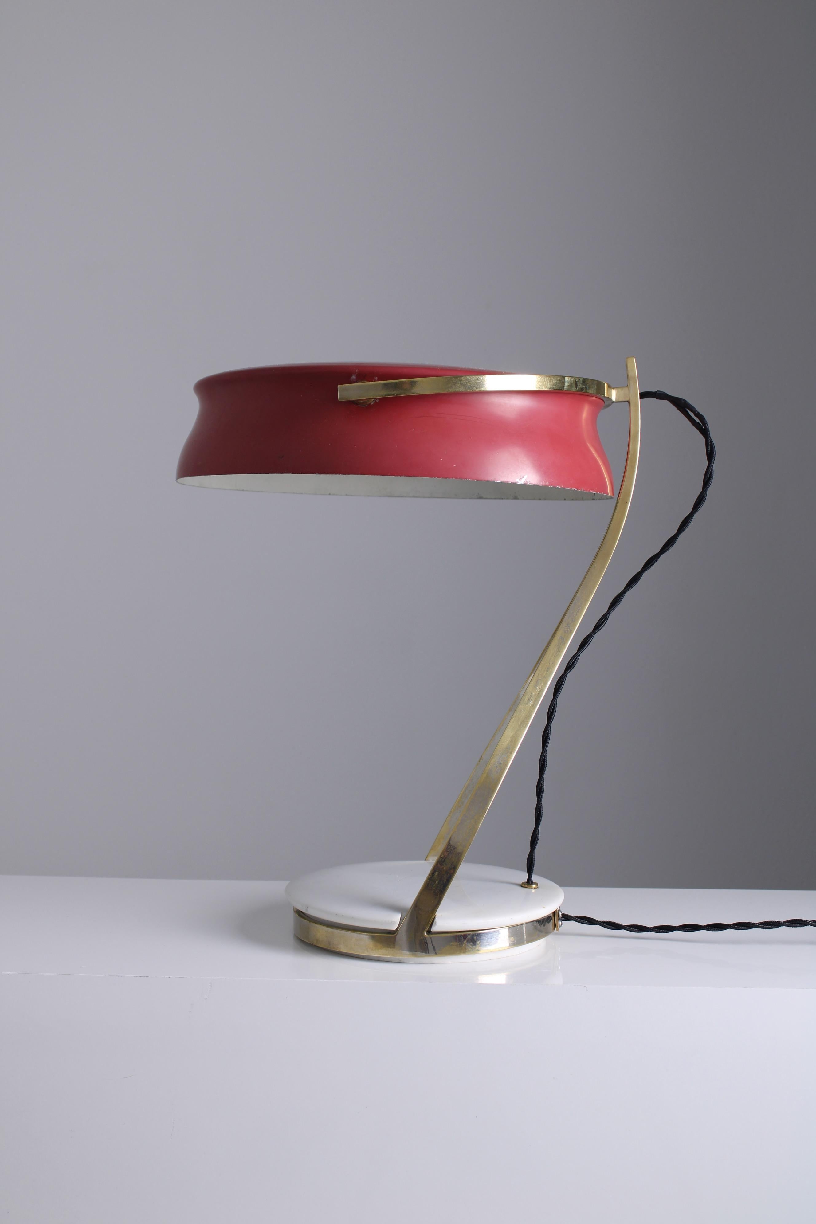 Commander desk lamp by Bruno Chiarini, 1958 In Good Condition For Sale In UTRECHT, NL