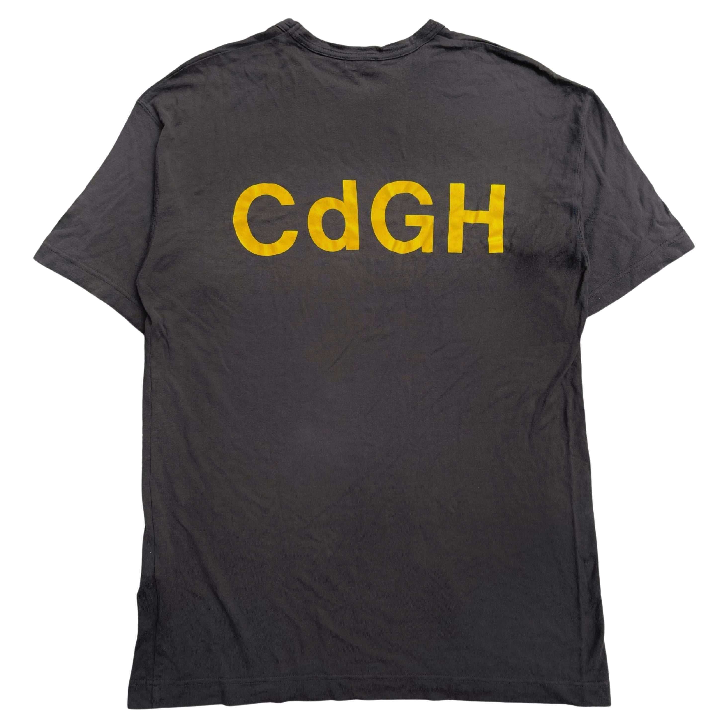 Comme Des Garcone Homme T-Shirt mit "CdgH"-Logo auf der Rückseite, Herbst/Winter 2000