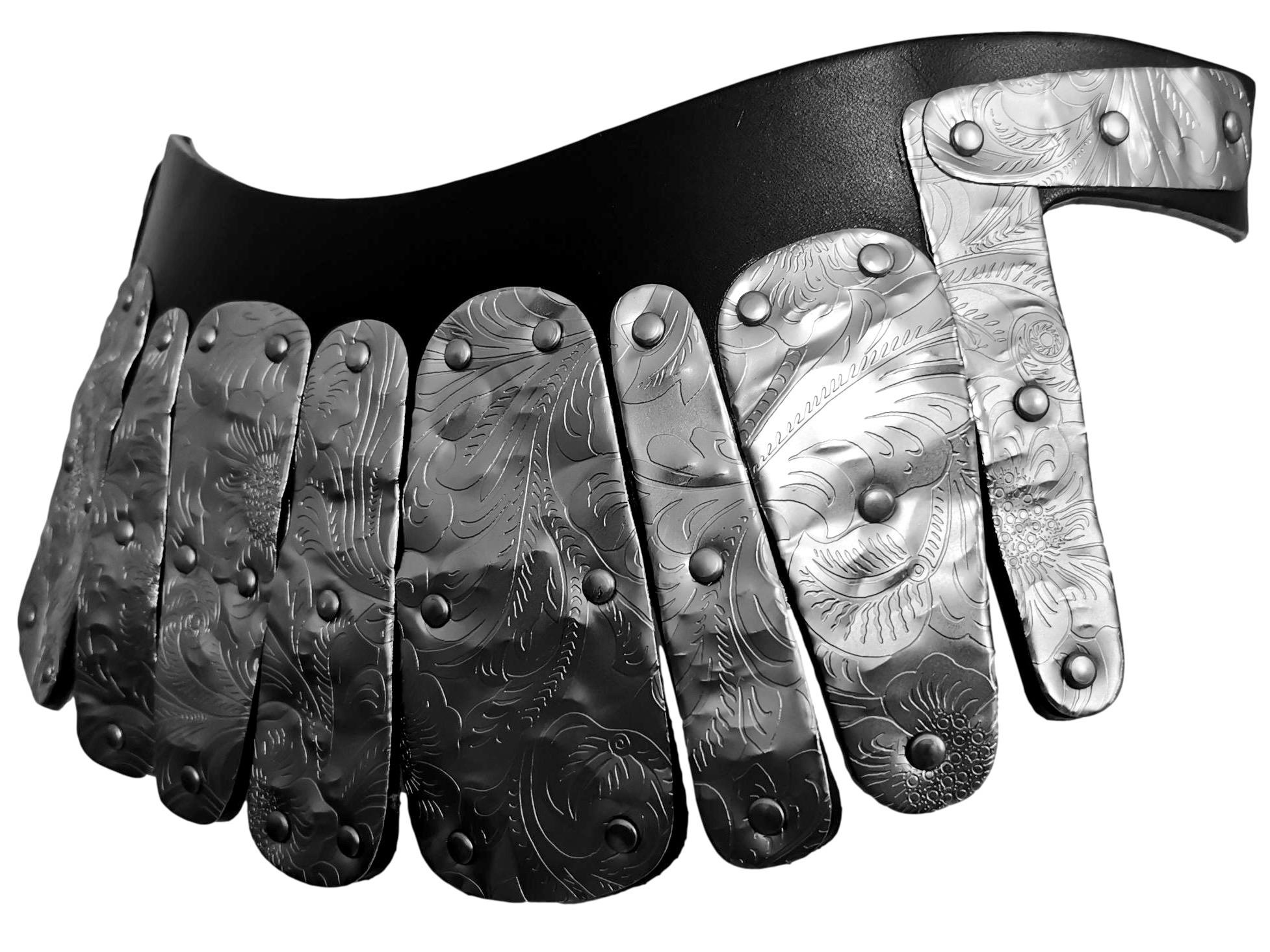 Gray Comme des Garcons 1980s Leather and Metal Belt For Sale