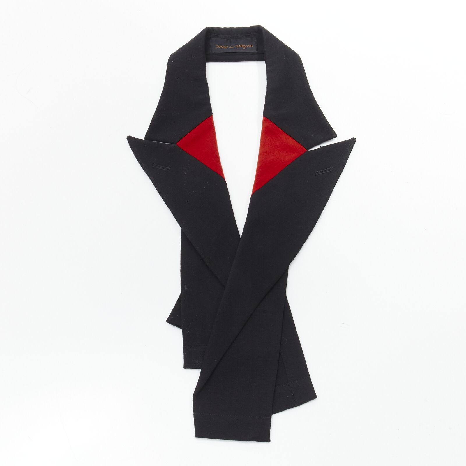 Black COMME DES GARCONS 1980's Vintage Runway black  sequins mesh cropped jacket S For Sale