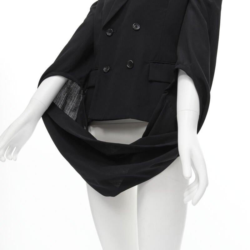COMME DES GARCONS 1990 chaqueta blazer de doble botonadura con mangas de lazo infinito S en venta 5