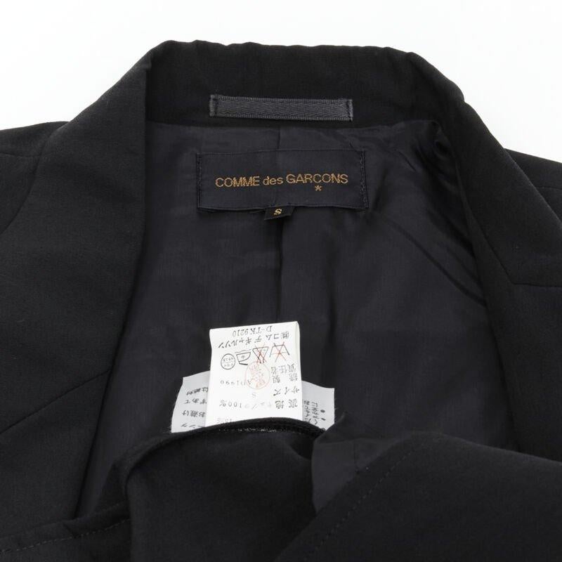 COMME DES GARCONS 1990 chaqueta blazer de doble botonadura con mangas de lazo infinito S en venta 6