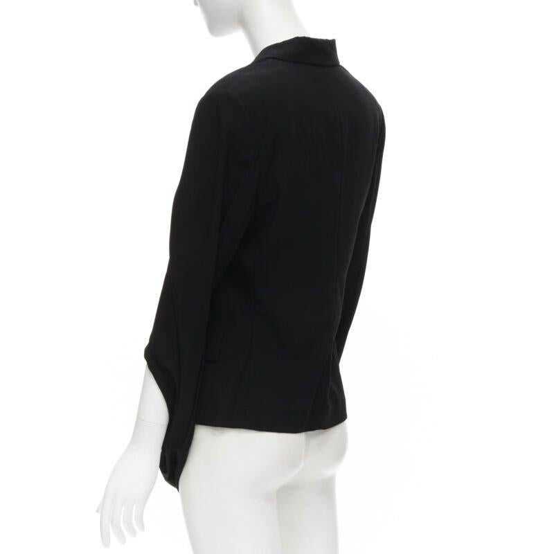 COMME DES GARCONS 1990 chaqueta blazer de doble botonadura con mangas de lazo infinito S en venta 1