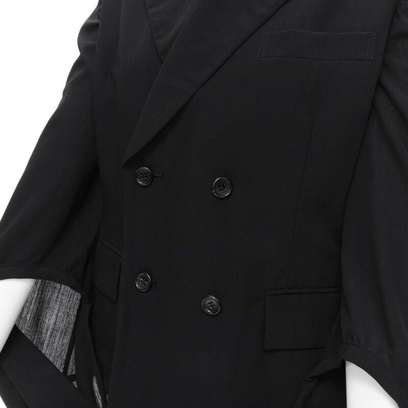 COMME DES GARCONS 1990 chaqueta blazer de doble botonadura con mangas de lazo infinito S en venta 3