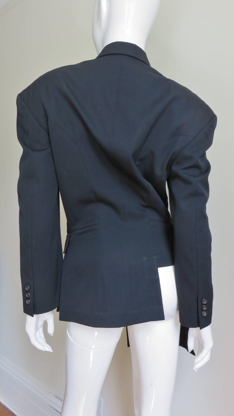 Comme des Garcons AD 1991 Asymmetric Jacket For Sale at 1stDibs