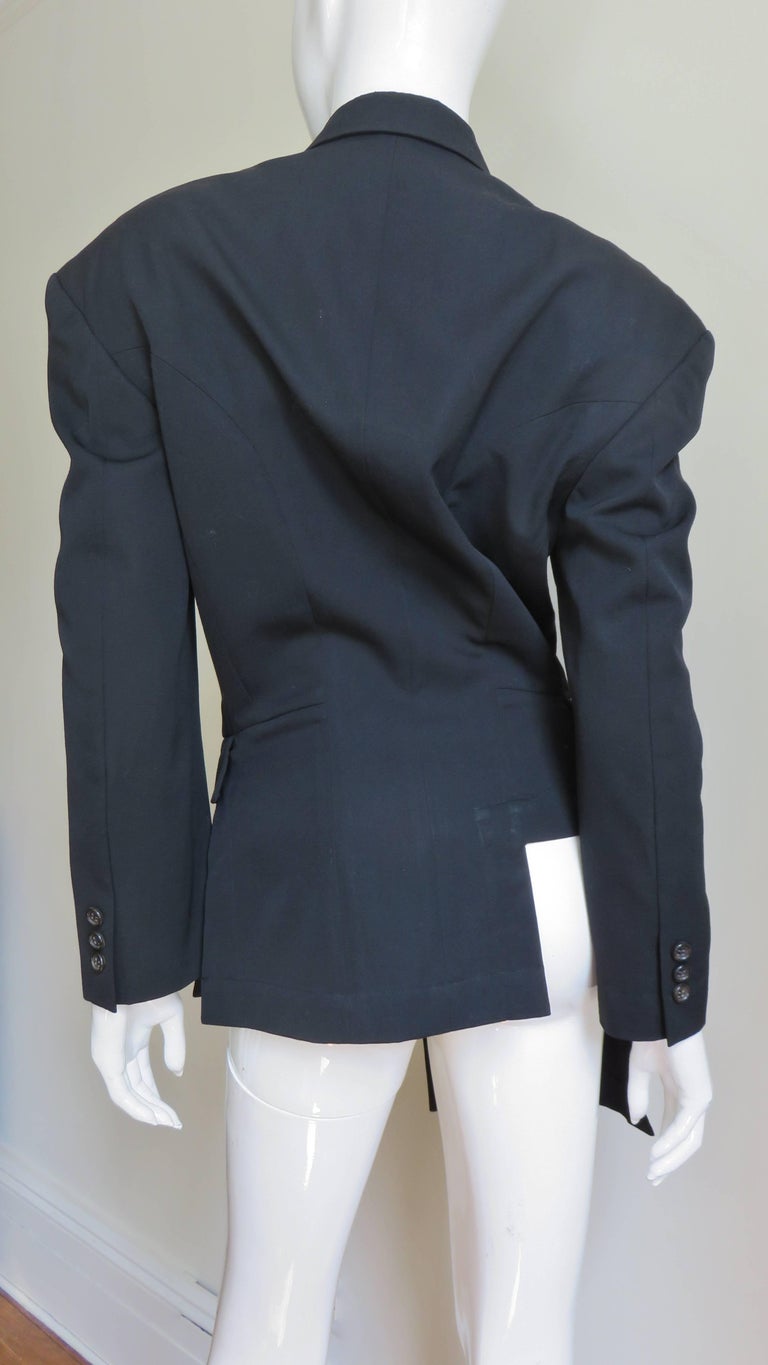 Comme des Garcons AD 1991 Asymmetric Jacket For Sale at 1stDibs