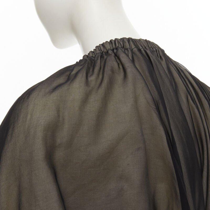 COMME DES GARCONS 1993 Vintage black voluminous shrug Cindy Sherman For Sale 2