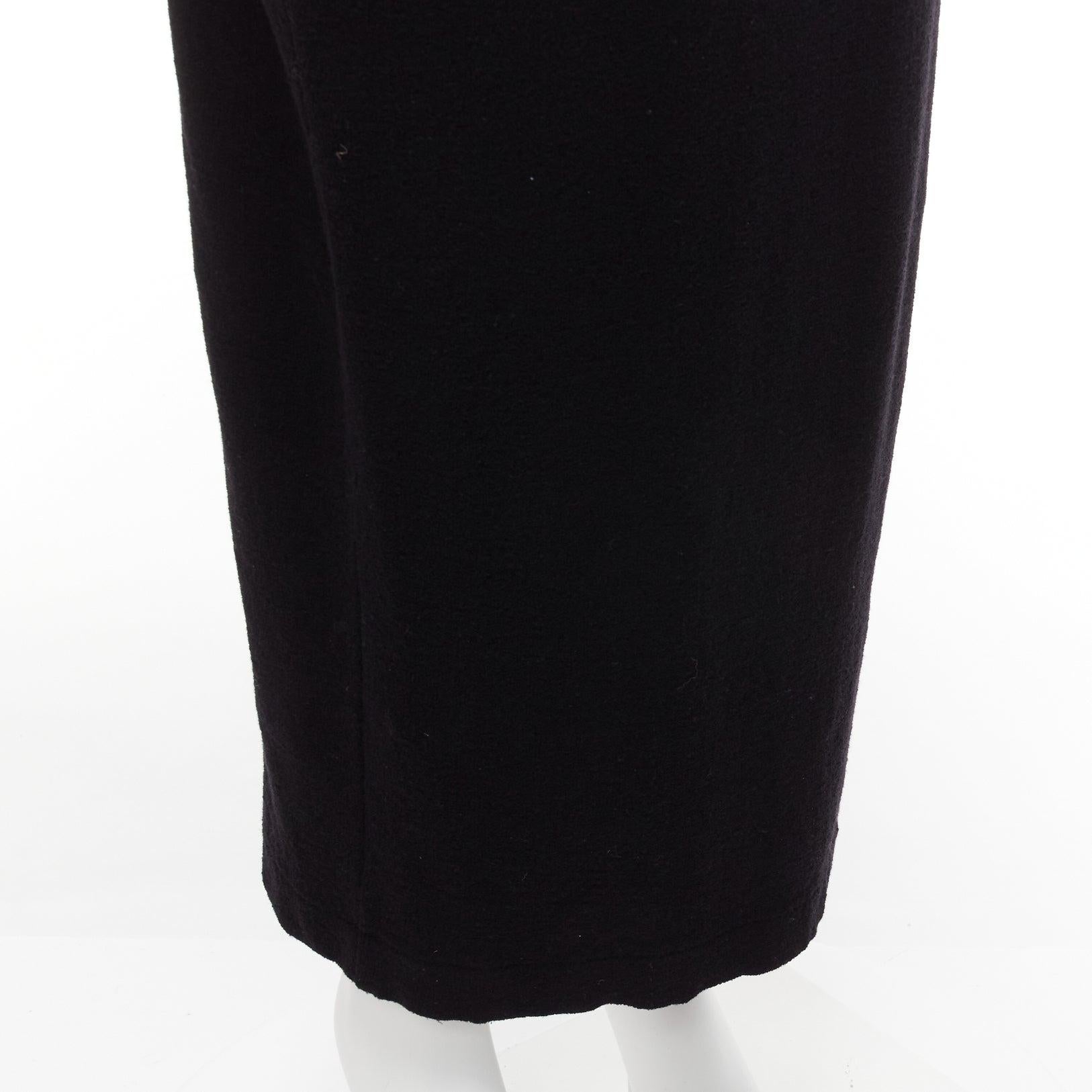 COMME DES GARCONS jupe froncée noire rembourrée et rembourrée Lumps Bumps, 1997 en vente 9