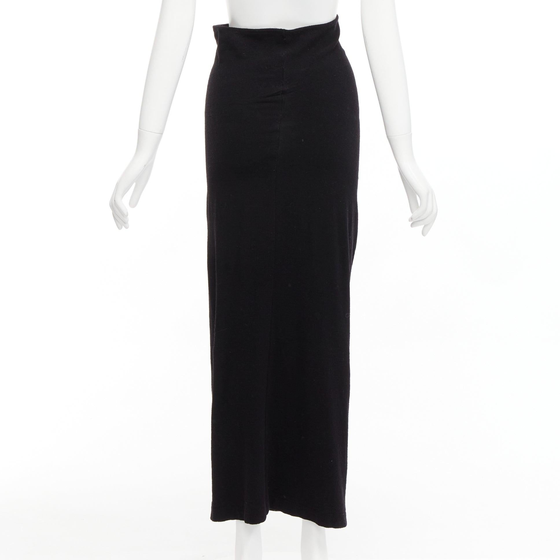 COMME DES GARCONS jupe froncée noire rembourrée et rembourrée Lumps Bumps, 1997 Bon état - En vente à Hong Kong, NT