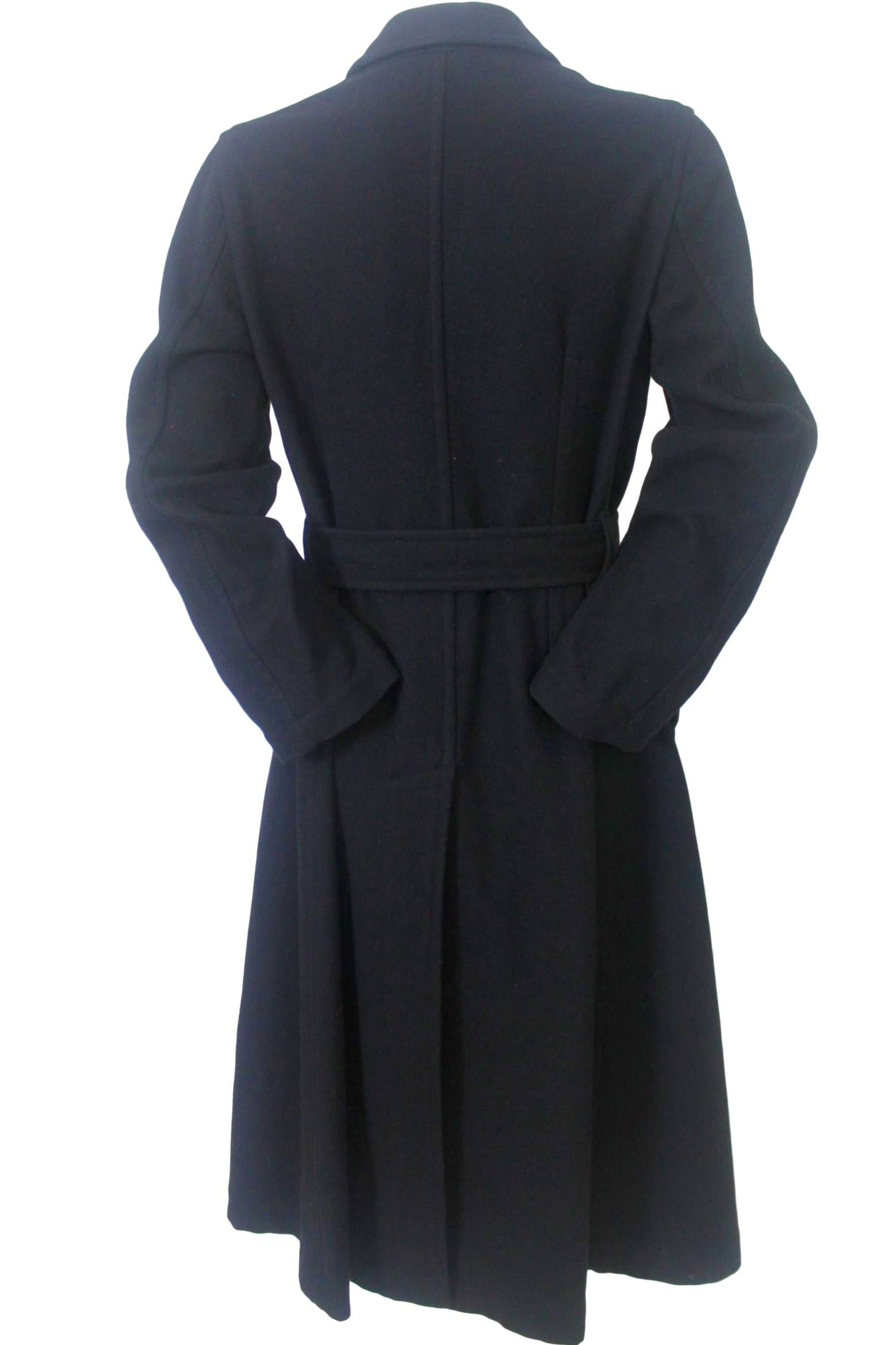 Comme des Garcons 2006 Collection Wool Coat with Bow Decoration For Sale 5