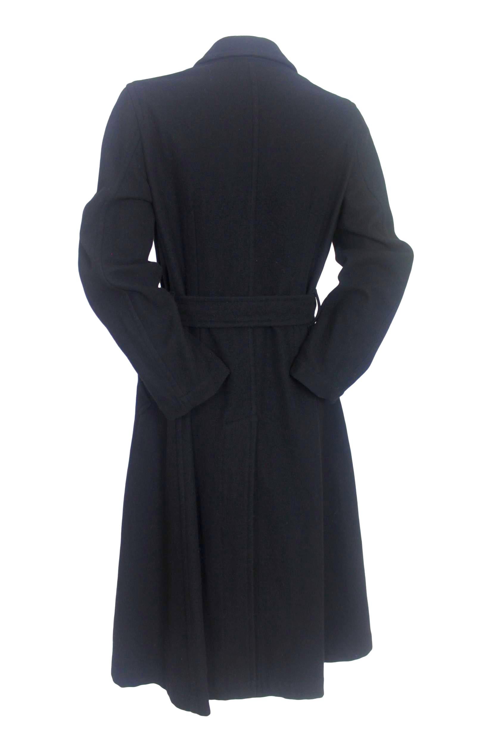 Comme des Garcons 2006 Collection Wool Coat with Bow Decoration For Sale 13