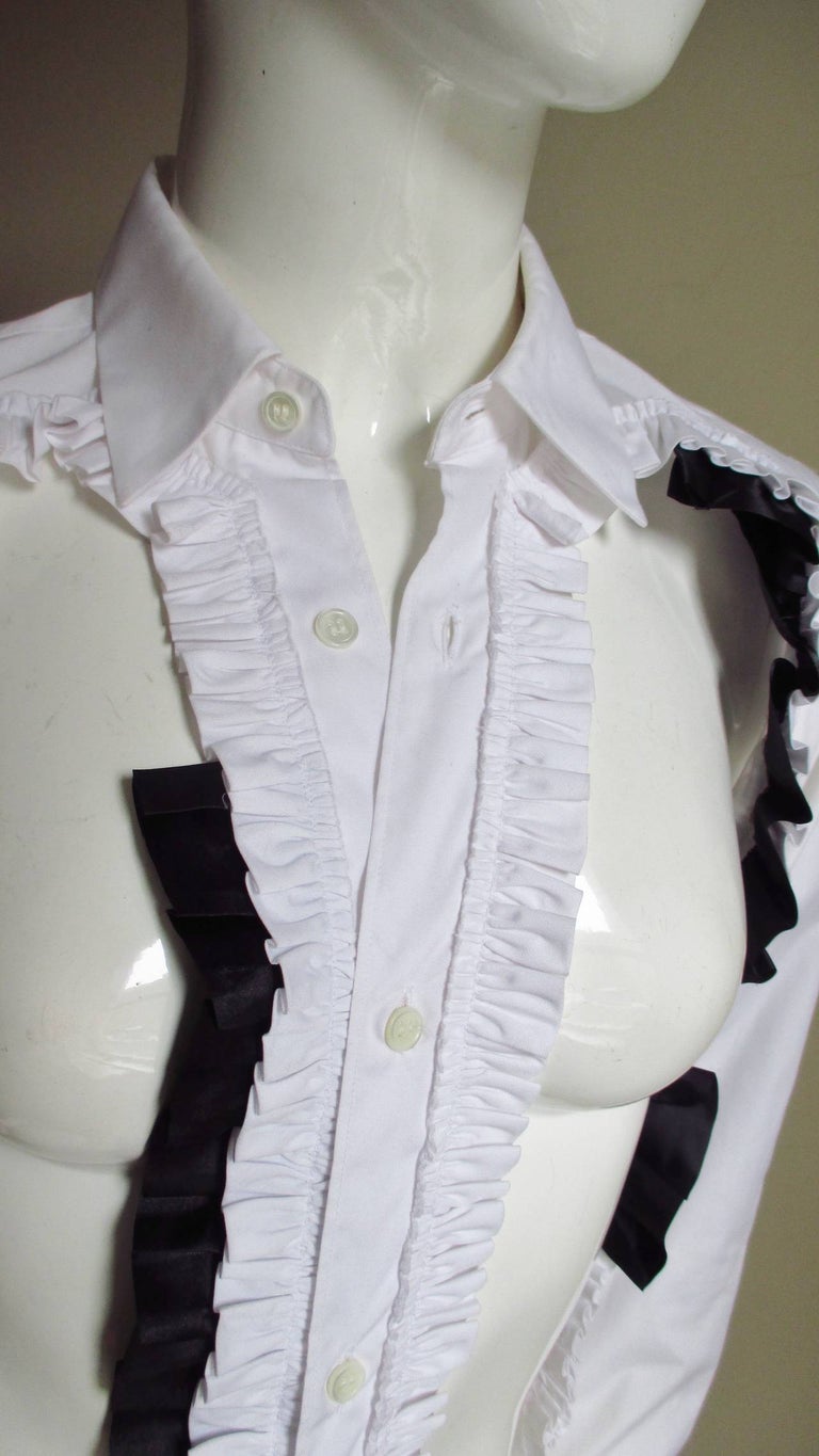 Comme des Garcons Cut out Shirt AD 2008 For Sale at 1stDibs | cdg