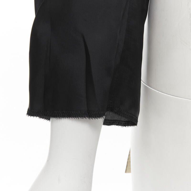 COMME DES GARCONS 2011 Gold plissierte Gabelkrawatte asymmetrische offene Jacke S im Angebot 7