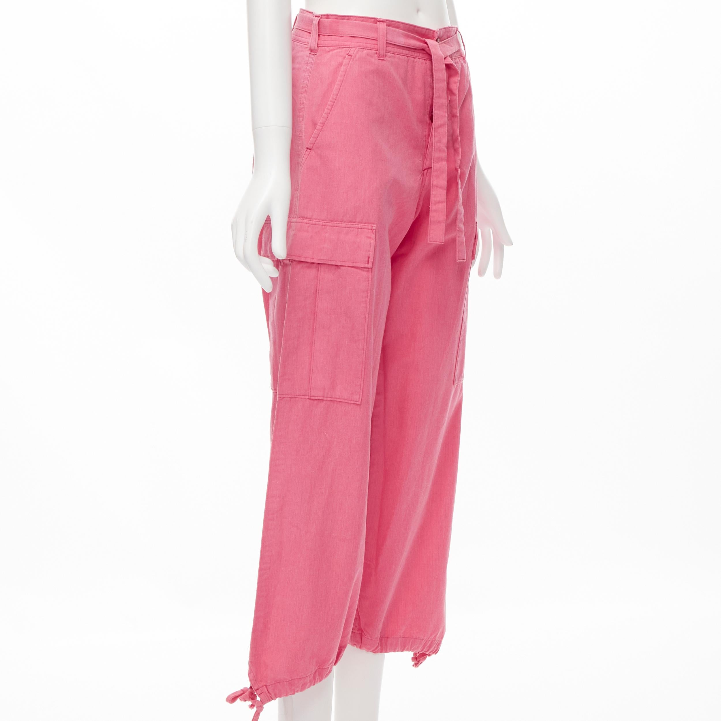 pink cargo pants