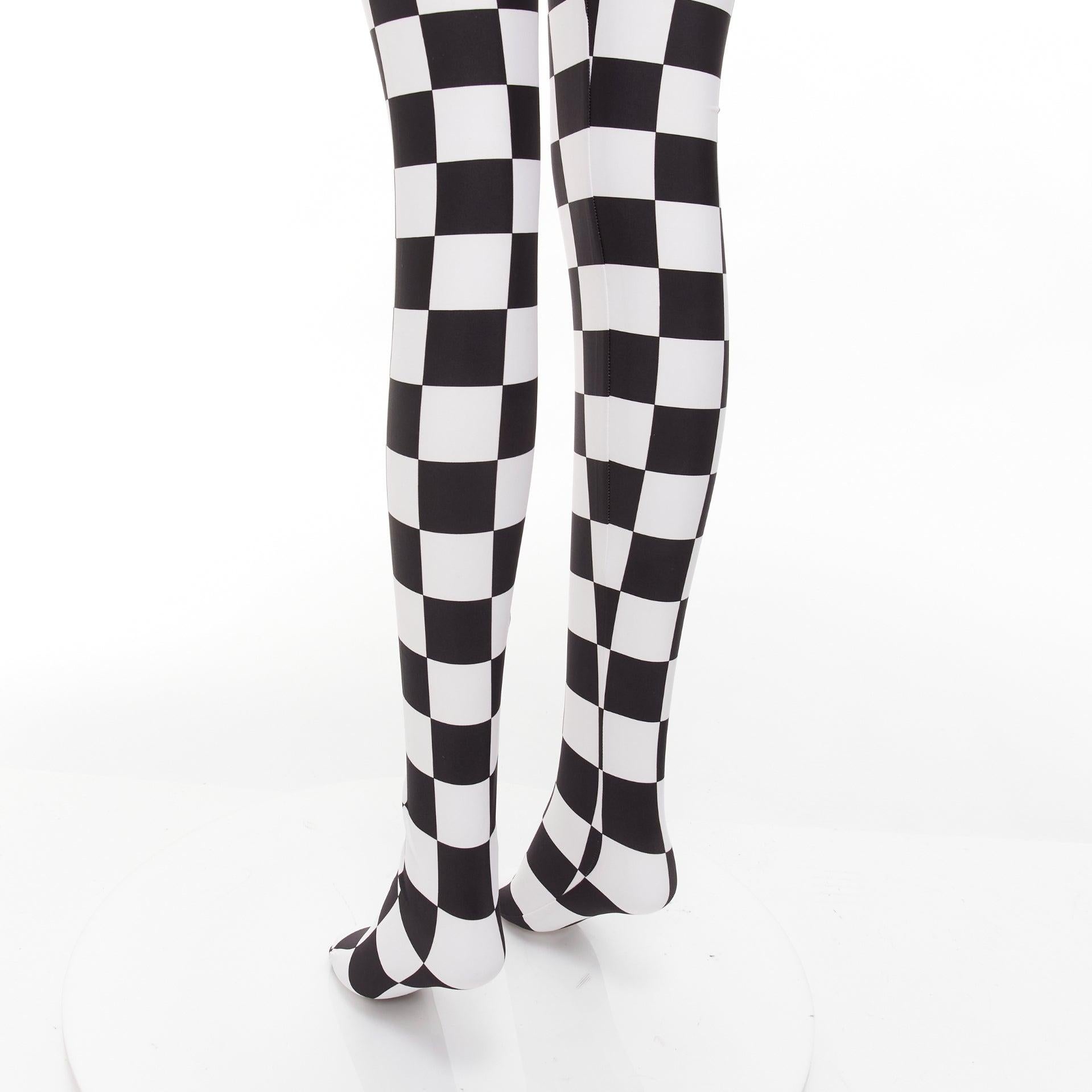 COMME DES GARCONS 2021 black white checkerboard tight legging XS
Reference: AAWC/A00889
Brand: Comme Des Garcons
Collection: 2021
Material: Polyester, Blend
Color: Black, White
Pattern: Checkered
Closure: Slip On
Made in: