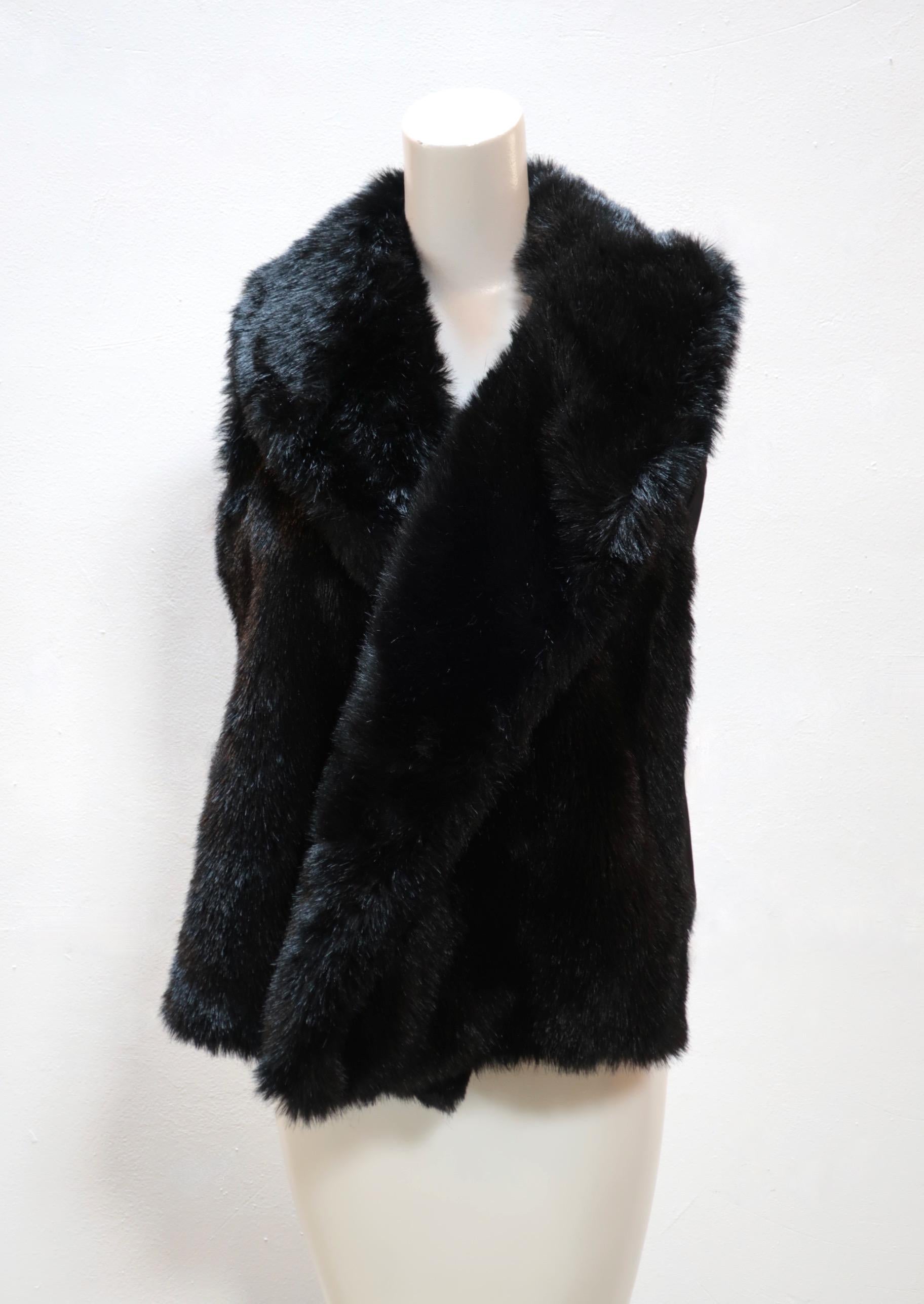 Women's Comme des Garçons 20th Century Faux Fur Vest For Sale