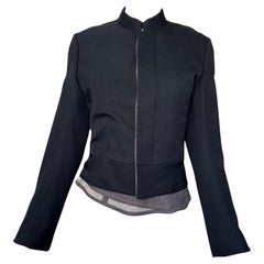 Comme des Garçons A/W Bold Wool Blazer w/ Asymmetric Underpinnings, 1998