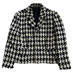 Vintage Comme Des Garcons A/W1991 "Chic Punk" Houndstooth Wool 