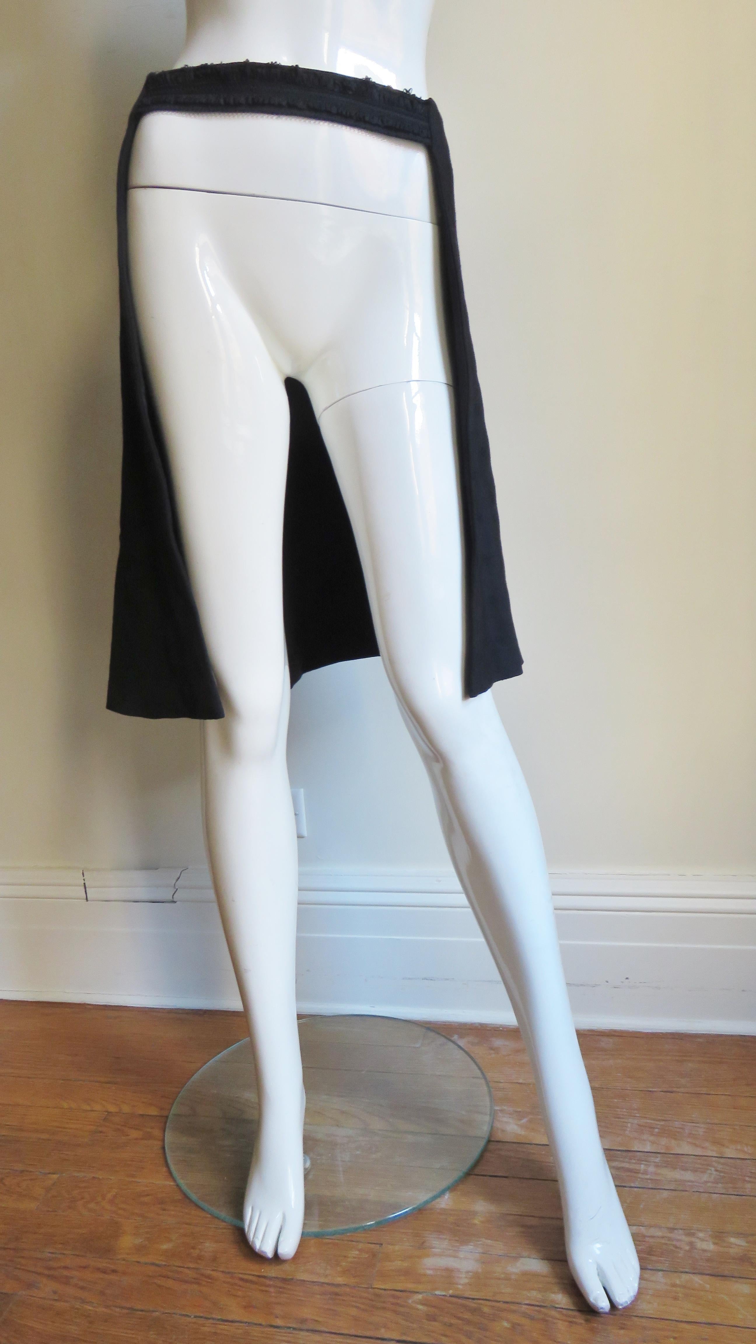 Gray Comme des Garcons AD 2001 Overskirt For Sale