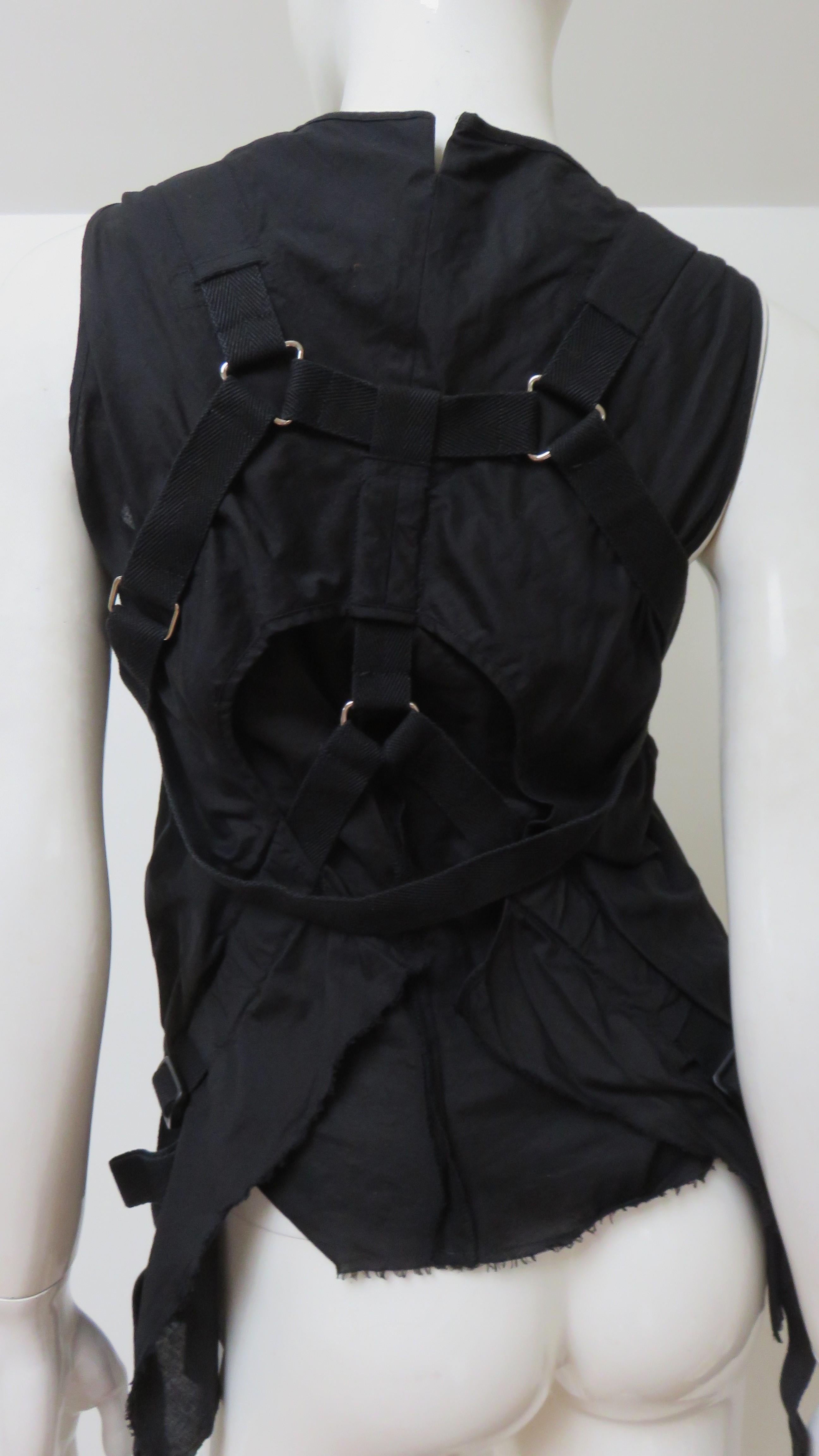  Comme des Garcons AD 2002 Bondage Top and Jacket For Sale 6