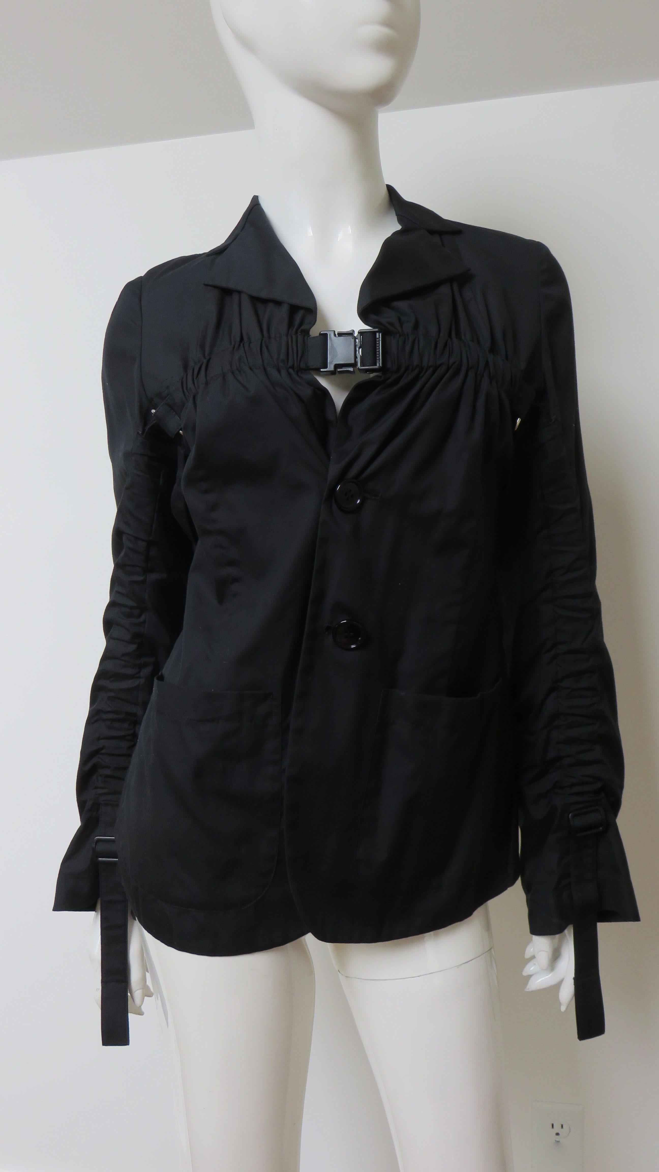  Comme des Garcons AD 2002 Bondage Top and Jacket In Good Condition For Sale In Water Mill, NY