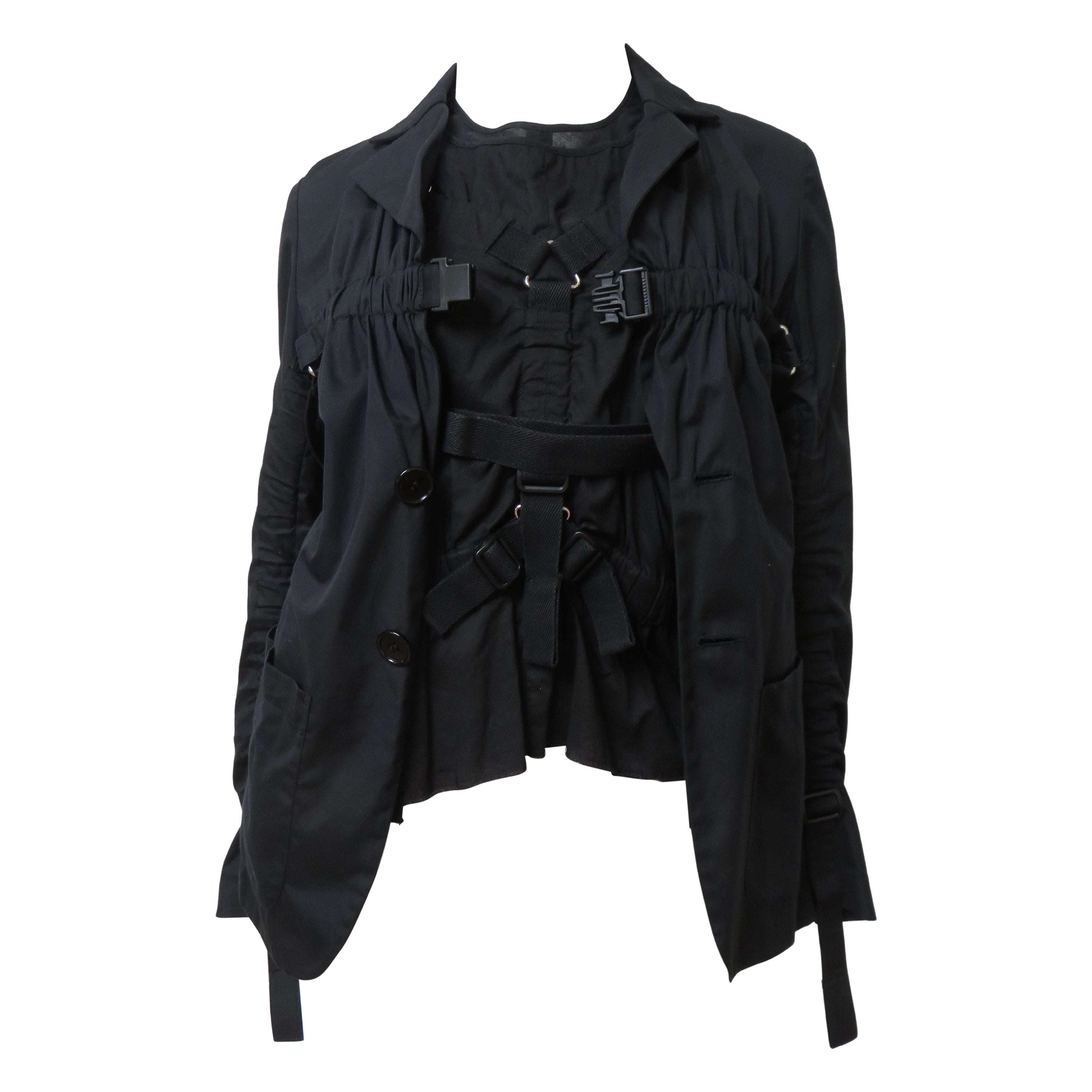 Top e giacca bondage Comme des Garcons AD 2002
