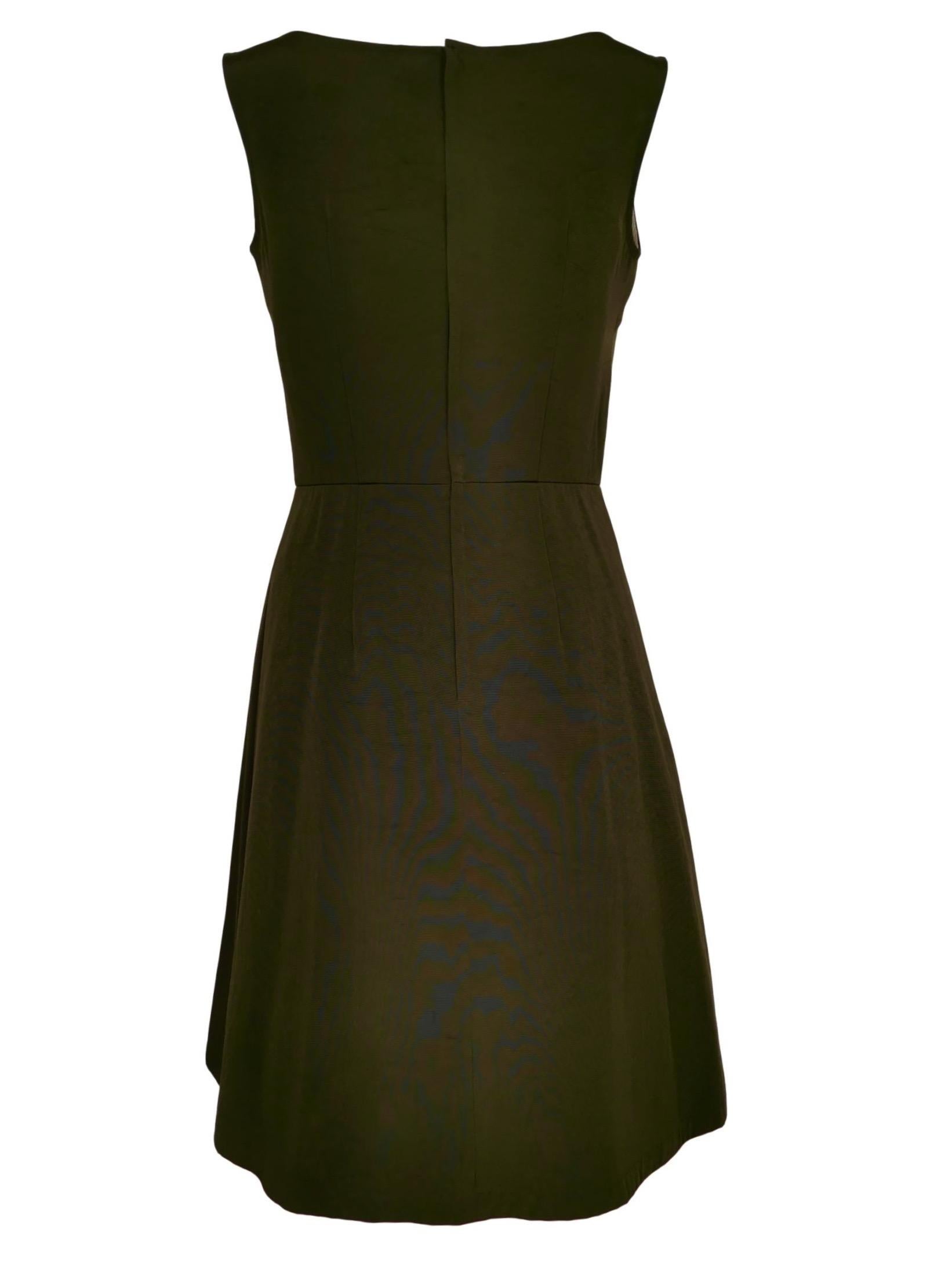 Comme des Garcons Army Green Dress AD 1999 For Sale 9